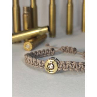   1-Lövetű Női Töltény karkötő, Vadász ékszer .308 Win választható szín