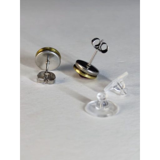 Töltény fülbevaló bedugós  5.56x45 választható kristály