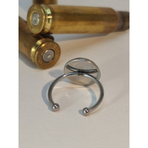 1-Lövetű Töltény gyűrű .45 Auto, választható kristály