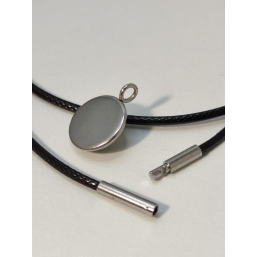 Töltény Női Fekete nyaklánc .45 Auto, választható kristály