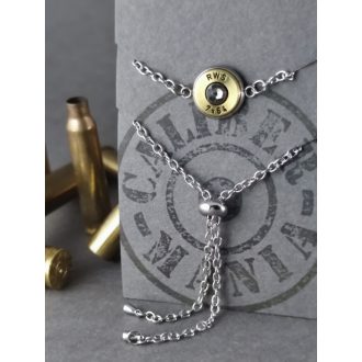   1-Lövetű Töltény Karlánc Vadász ékszer 7x64, választható kristály