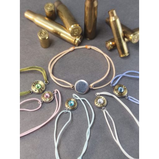 Zsinór Töltény karkötő .45 Auto, választható szín