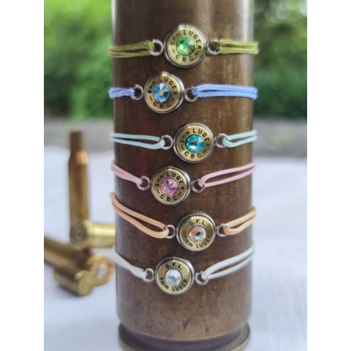 Zsinór Töltény karkötő .308 Win, választható szín