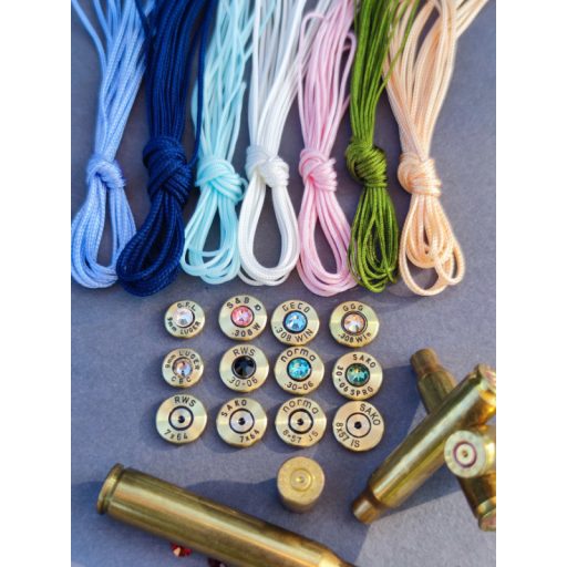 Zsinór Töltény karkötő .308 Win, választható szín