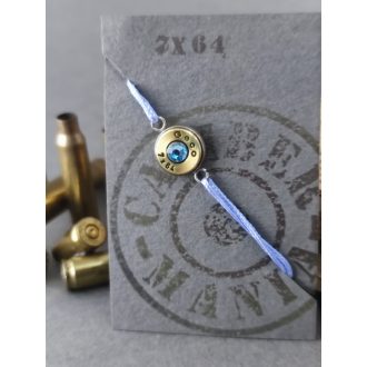 Zsinór Töltény karkötő 7x64, választható szín