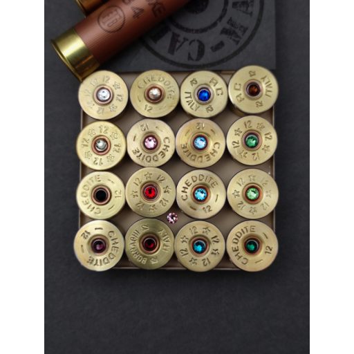 Női Töltény Hűtőmágnes, választható kristály