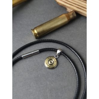 .308 Win Férfi Fekete Nyaklánc