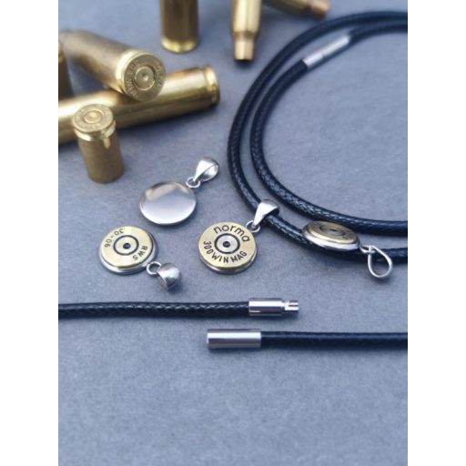 9 mm Luger Férfi Fekete Nyaklánc