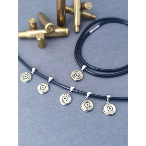 9 mm Luger Férfi Fekete Nyaklánc