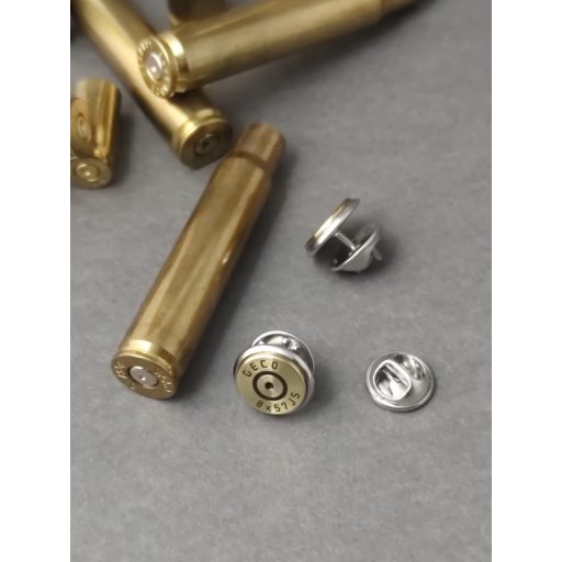 8x57 JS Töltény Kitűző