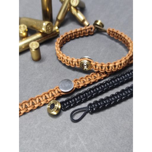 9 mm Luger Bőr Karkötő, választható szín