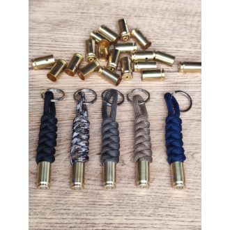 9 mm Luger Töltény kulcstartó, választható szín