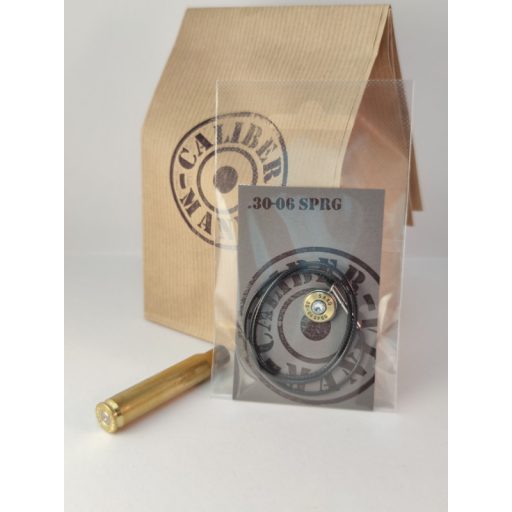 9 mm Luger Töltény Fekete nyaklánc, választható kristály